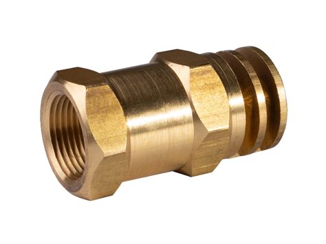 Hamilton #10 1/4" MNPT Brass Boomless Flat Spray Nozzle – WL Hamilton Company