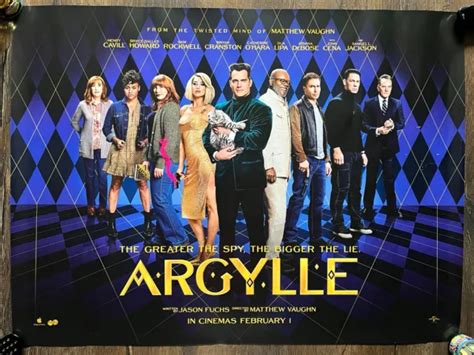 ARGYLLE ORIGINAL QUAD Cinema Poster 2024 £12.99 - PicClick UK