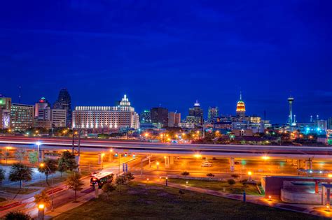 San Antonio Skyline Night | I would say I got lucky with thi… | Flickr