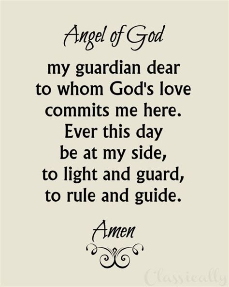 Guardian Angel Prayer Printable - terrebook