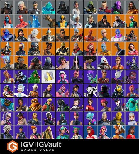 Full access. Fortnite 105 skins .Rick Sanchez . Mystica . Doctor Strange . Adira . Sabina . red ...