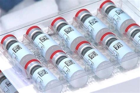 Vials of the Janssen COVID-19 vaccine, a one-dose COVID-19 vaccine from ...