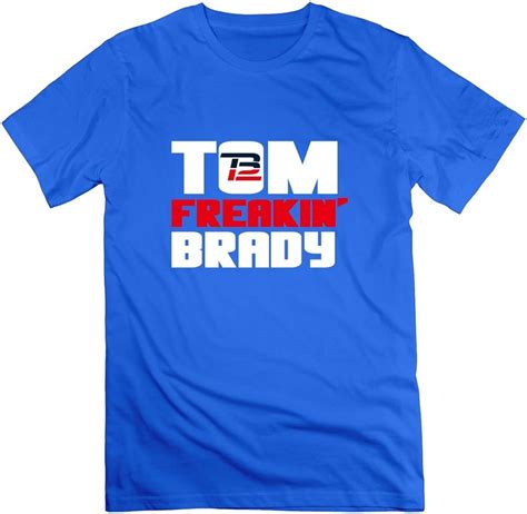 Amazon.com: Tom Brady 12 T-Shirt XXL RoyalBlue for Men 100% Cotton: Clothing