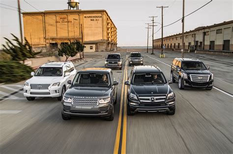 Motor Trend Comparison: Lexus LX 570 vs. Cadillac Escalade, Lincoln Navigator, Infiniti QX80, MB ...