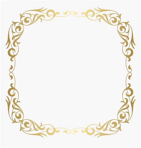 Gold Frame Border Png Frame Frame Clipart Gold Border, Transparent Png ...