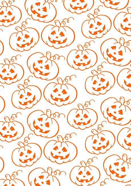 Halloween Scrapbook Paper Pumpkin Patch