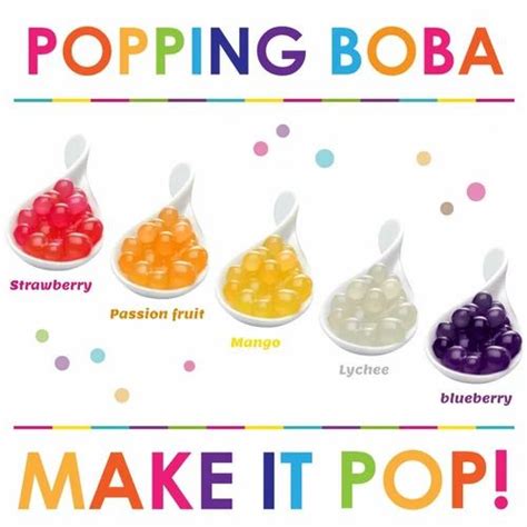 Imported Popping Boba Bubble Tea, Packaging Size: 1Kg at Rs 950/kg in ...