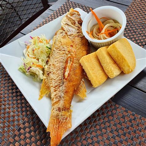 Fried fish, bammy salad... - Little Jamaica Caribbean kitchen | Facebook