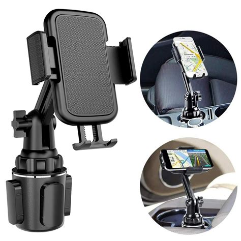 Car Phone Cup Holder Amazon : Universal Adjustable Car Cup Holder Cell Phone Mount : Car cup ...