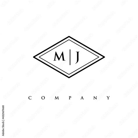 initial MJ logo design vector Stock Vector | Adobe Stock