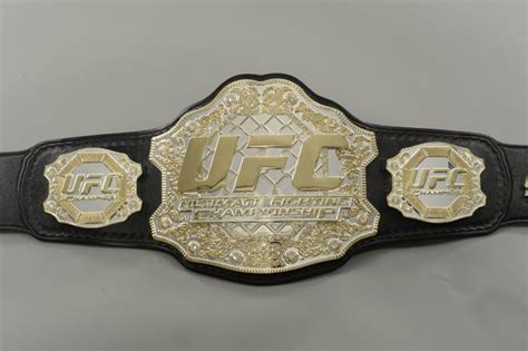 The History and Value Behind Old UFC Belts