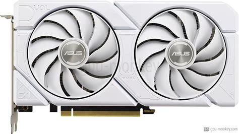 ASUS Dual GeForce RTX 4060 EVO White Benchmark and Specs