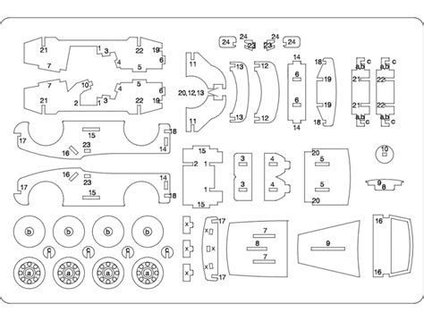 Car Laser dxf File Free Download - 3axis.co