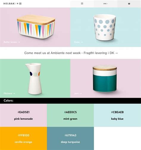 10 Beautiful Ecommerce Website Color Schemes | Color schemes, Color schemes design, Website ...