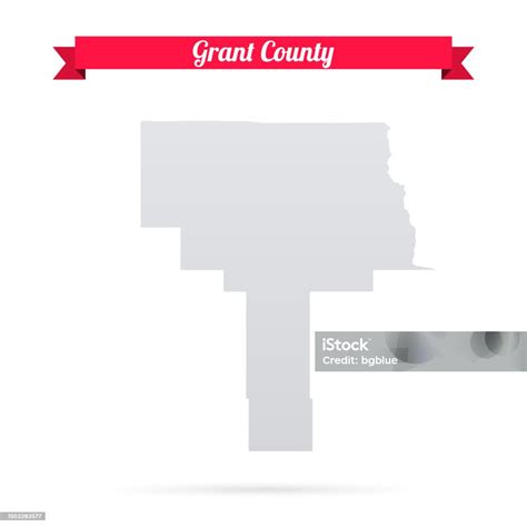 Grant County New Mexico Map On White Background With Red Banner Stock Illustration - Download ...