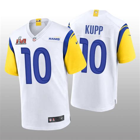 Los Angeles Rams Cooper Kupp White Game Jersey Super Bowl LVI – Men’s ...