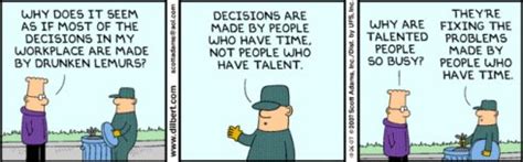 Management Cartoons about Decision Making related Topics