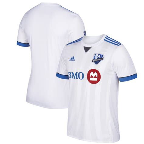 Men's Montreal Impact adidas White 2017/18 Secondary Replica Jersey