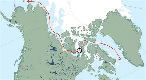 Northwest Passage Map Today