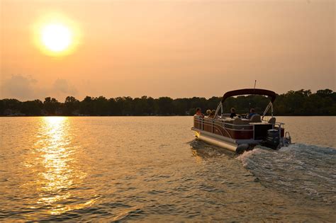 2013 Bennington Pontoon Marine. Enjoy a marine sunset on a 2013 Bennington pontoon boat. #sunset ...