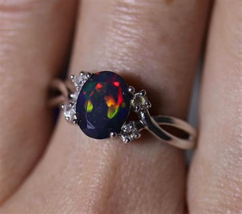 Black opal ring - manualnored