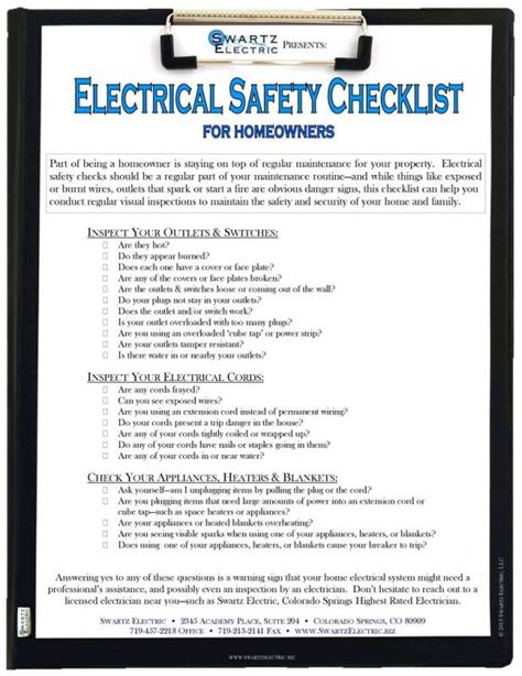 Electrical Inspection Checklist | Template Business