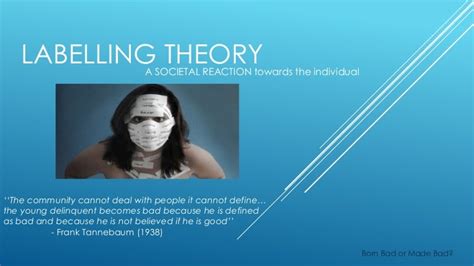 Labeling theory presentation