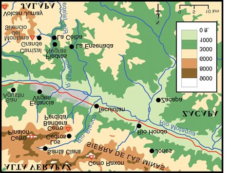 Map of central Motagua Valley in Guatemala, with previously recognized ...