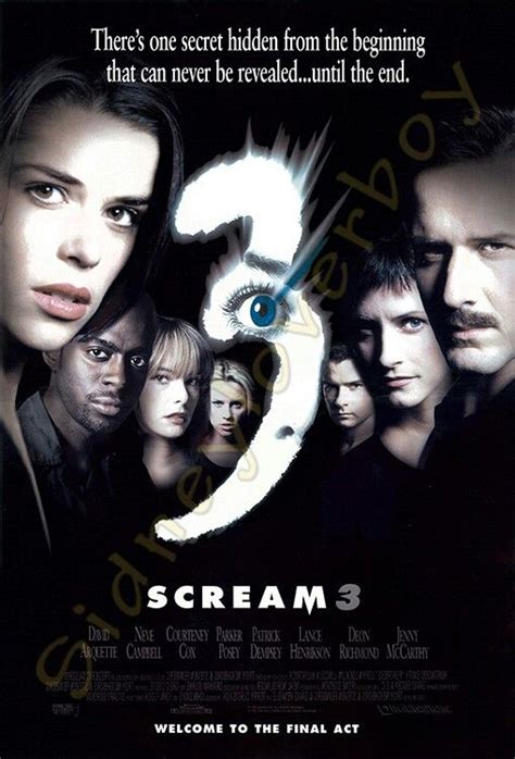 #scream3 | Horror movies scariest, Scream movie, Scream 3