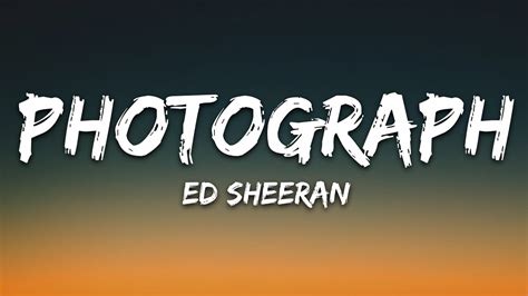 Ed Sheeran - Photograph (Lyrics) Chords - Chordify