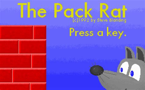 Download The Pack Rat | DOS Games Archive