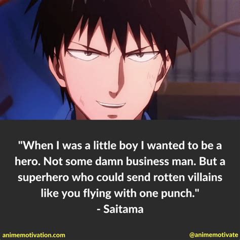 9 Awesome Saitama Quotes From One Punch Man