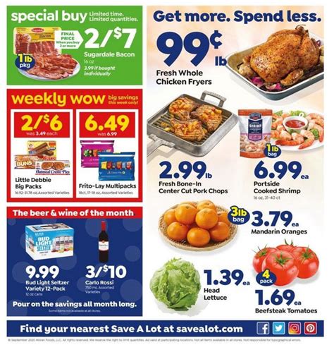 Save A Lot Weekly Ad Sep 09 – Sep 15, 2020