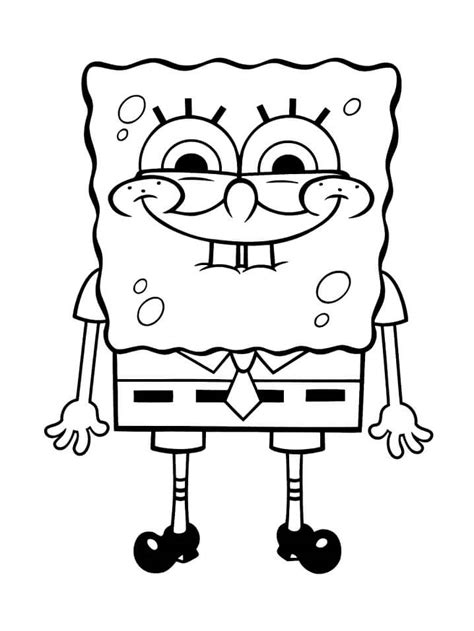 Squarepants Coloring Pages