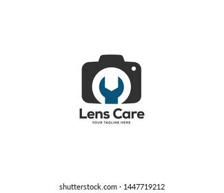 Lens Technology Logo Design Photography Service Stock Vector (Royalty Free) 1447719212 ...