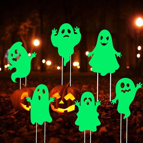 Amazon.com : Halloween Decorations Outdoor Yard Signs for Props - Glow ...