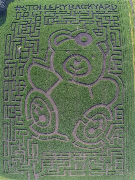 aerial-view-of-corn-maze - Edmonton RV Park