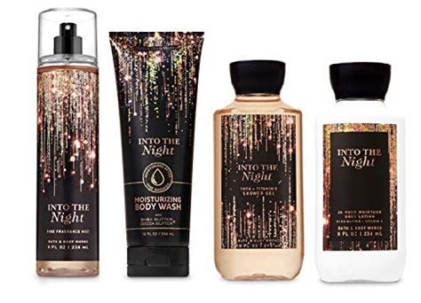 Bath and Body Works INTO THE NIGHT – Deluxe Gift Set Body Lotion – Body Cream – Fragrance Mist ...