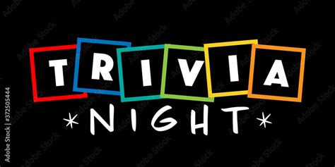 Trivia night Stock Vector | Adobe Stock