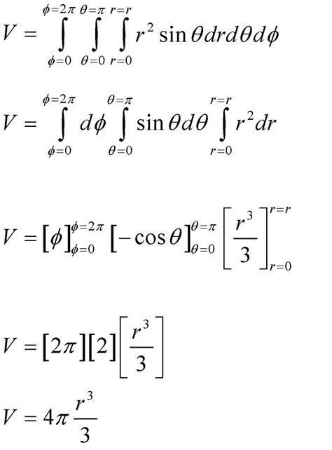 Maths Is Fun Fun Fun: Proof of volume of a sphere