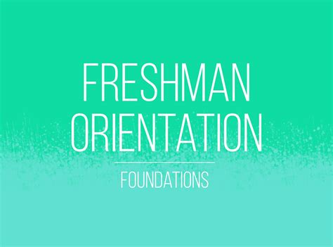 Freshman Orientation — Living Faith Bible Institute