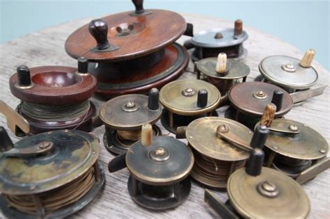 Collection Of British Antique Fishing Reels