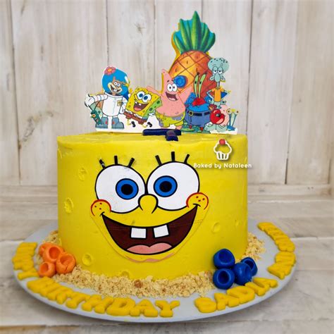 Sponge Bob Birthday Cake | Baked by Nataleen