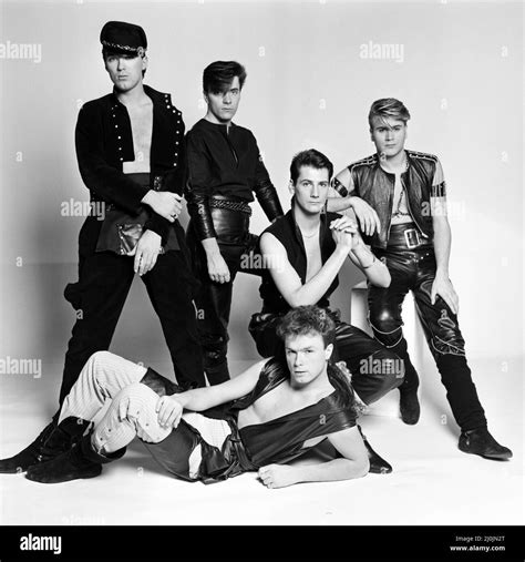 Pop group Spandau Ballet. Band members are Gary Kemp, Steve Norman, John Keeble, Martin Kemp and ...