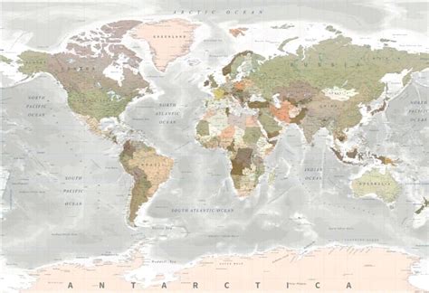 World Political Map 1980 - United States Map