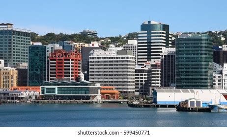 Wellington City Skyline New Zealand Stock Photo 599450771 | Shutterstock