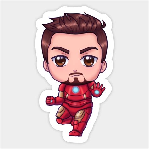 Iron Man Cartoon, This Man, Sticker Design, Chibi, Disney Characters ...