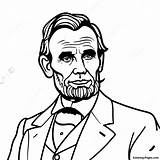 Abraham Lincoln In A Suit Coloring Page  Pagescom sketch template