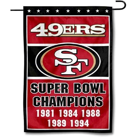 San Francisco 49ers Double Sided Garden Flag