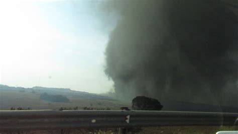 Wild Fires In Witbank Coal Mines Heavy Smoke - YouTube